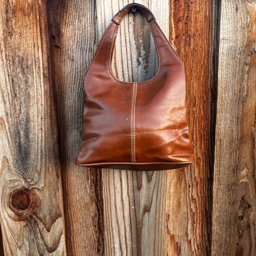 Vintage small Nine West purse Brown Leather Shoulder Bag